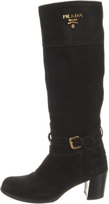 prada riding boots|Women's Designer Booties & Ankle Boots .